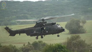Pouso do Helicóptero HM-4 Jaguar - Aviação do Exército