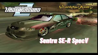 Need For Speed Underground 2 | Tuning & Race | Nissan Sentra SE-R SpecV | Dolphin Android Gamecube