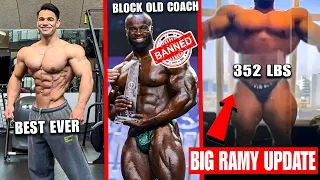 BIG RAMY 1 DAY OUT PHYSIQUE UPDATE😃 | SAMSON BLOCK HIS OLD COACH | ALI BILAL UPDATE