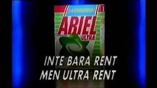 Ariel tvättmedel  TV3 reklam   20 Nov 1991