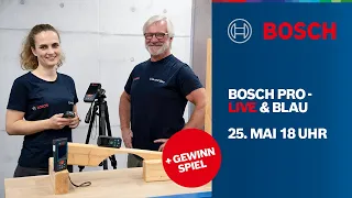 BOSCH PRO - Live & Blau: Der Feierabendstream für Handwerker | Laser-Entfernungsmesser