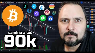 🟠 Análisis de Mercado: ¿Bitcoin rumbo a los 90k? Descubre los niveles clave de resistencia