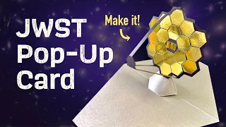 #JWST Pop Up Card Tutorial: James Webb Space Telescope Craft #UnfoldTheUniverse