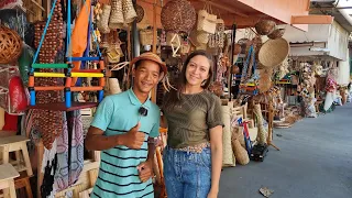 OLHA O QUE SAMUEL GANHOU NA FEIRA DOS ARTESANATO CARUARU E MOSTRANDO O MONTE BOM JESUS