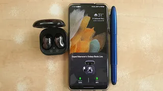 how to connect Samsung Galaxy  buds live /how to pair galaxy buds with S20+  #shorts @Ayesha mansoor