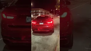 BMW X6 muffler  delete