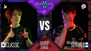 Serral vs. Classic // Gamers8 featuring StarCraft  // Group Stage