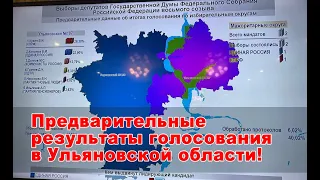 Предварительные результаты голосования в Ульяновской области!