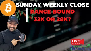 [Live] Bitcoin Weekly Close - Do we reverse this week? | Live Technical Analysis with Node!