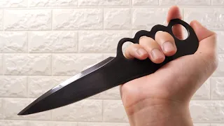 Chocolate kitchen knife that kills bacteria