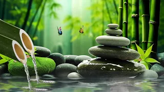 Relaxing Zen Music with Water Sounds • Peaceful Ambience for Spa, Yoga and Relaxation, Bamboo 🌿