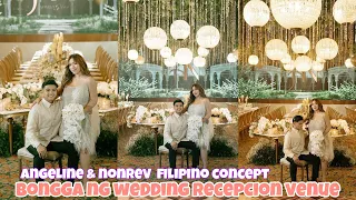 BONGGA NG WEDDING RECEPCION VENUE NI ANGELINE QUINTO AT NONREV AT ANG MG SWEET MOMENT SA WEDDING