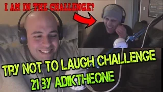 Try not to laugh CHALLENGE 21 by AdikTheOne Reaction
