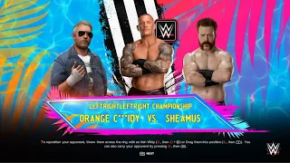 WWE 2K24 LEFTRIGATLEFTRIGHT CHAMPIONSHIPORANGE CIDY VS, SHEÀMUS