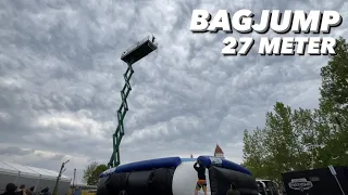 Aus 27 METER in den BAGjump & krasse Trampolin ACTION