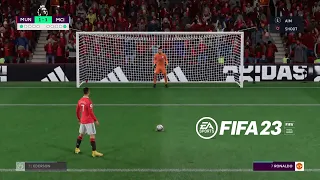 Manchester United VS Manchester City | Penalty Shootout | Old Trafford | FIFA 23 | HD