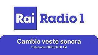 Rai Radio 1 - Cambio veste sonora | nuovi jingle di rete + nuove sigle GR1, Meteo Radio e Onda Verde