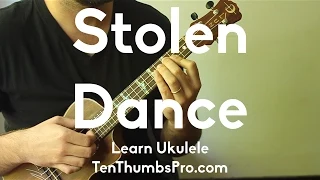 Stolen Dance - Milky Chance - how to play Ukulele Tutorial - w/Tabs and Play-a-long