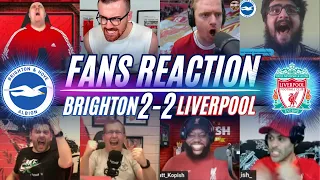 PREMIER LEAGUE FANS REACTION TO BRIGHTON 2-2 LIVERPOOL