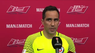 Claudio Bravo: FIFA Man of the Match - Match 13: Portugal v Chile