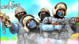 Очень потная катка в CS GO соревновательный. Один раунд решает все!! #ксго