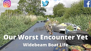 #130 - Our WORST Encounter Yet. We get Abuse. Widebeam Boat Life