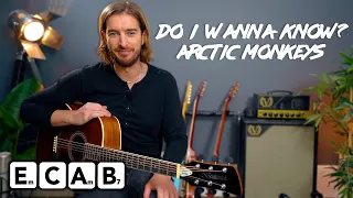 Arctic Monkeys - Do I Wanna Know? ACOUSTIC Guitar Tutorial Chords and Riffs!