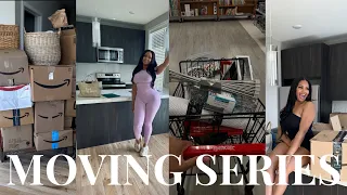 MOVING VLOG Ep:1 | I moved out + empty apartment tour + packing + house shopping & more