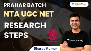 Research Steps | NTA UGC NET | Bharat Kumar