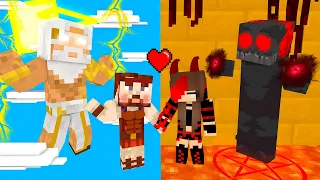 Monster School : Hercules and Devil Girl - Love Story - Minecraft Animation