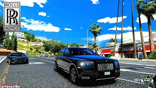 🔥 Showcase 2020 Rolls Royce Cullinan Black Badge Preview GTA V (FiveM Ready) (Graphics MOD) ASMR