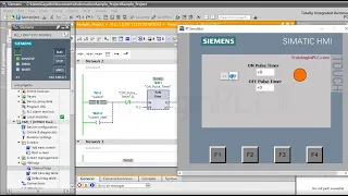 SIEMENS TIA Portal programming - Flash the lamp for every 2 seconds using timer