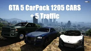 GTA 5 CarPack 1205 CARS + 5 Traffic