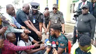 BAYELSA POLICE PARADE KIDNAP KINGPINS #news #De GlokenTV