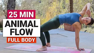 25 Min Animal Moves Yoga Flow | Full Body Yoga + Animal Movements