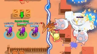 Triple EMZ VS INSANE 6 BOSS | Brawl Stars Boss Fight