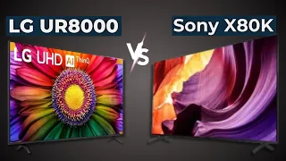 Sony X80K vs LG UR8000 Smart TV - Who Wins? | The Best Budget 4K UHD Smart TV Comparison!