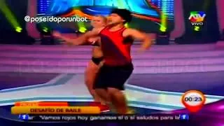 COMBATE  Zumba y Yamila Piñero en Desafio de Baile 30 10 2013
