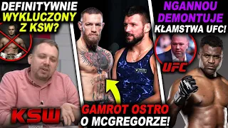 GAMROT OSTRO O MCGREGORZE! ODPOWIE? (KSW, UFC, MMA,BŁACHOWICZ,SZPILKA)