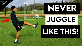 Soccer Juggling Mistakes EVERY Beginner Makes & How To Fix It