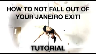 How to Not FALL out of your Janeiro to Exit it!!! - Pole Dancing Tutorials by ElizabethBfit