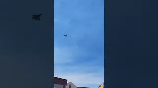 You can still hear the p-51 over the f-35