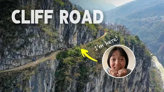 Walking an INSANE CLIFF ROAD! Very scary but breathtaking views! EP19, S2