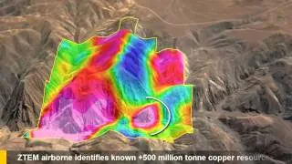 Identifying Copper Porphyries in Chile using ZTEM airborne survey