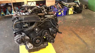 Jaguar Landrover 2.7 tdv6 engine removal