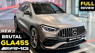 2021 MERCEDES GLA 45 S AMG Full In-Depth Review BRUTAL Drive SOUND 4MATIC+ Exterior Interior