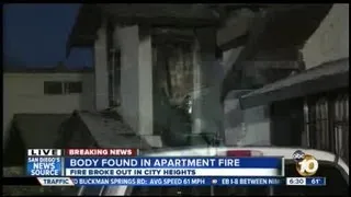 1 person found dead at scene of City Heights apartment fire