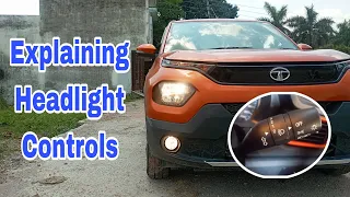 Explaining Headlight Controls of Car | Tata Punch