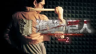 Attack on Titan Season 2 opening Full Drum Cover - Linked Horizon - Shinzou wo Sasageyo!