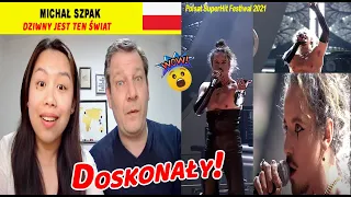 Michał Szpak - Dziwny jest ten świat[Polsat SuperHit Festiwal 2021] Dutch Couple REACTION